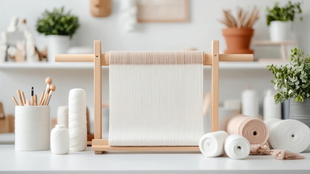 Dielňa s vyšívacím stojanom